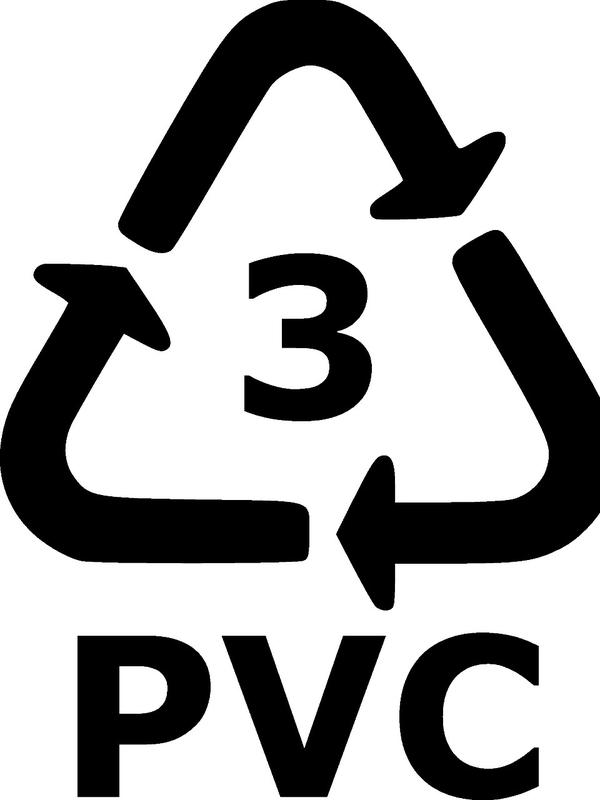 Simbol PVC dalam kemasan (sumber: Pixabay)
