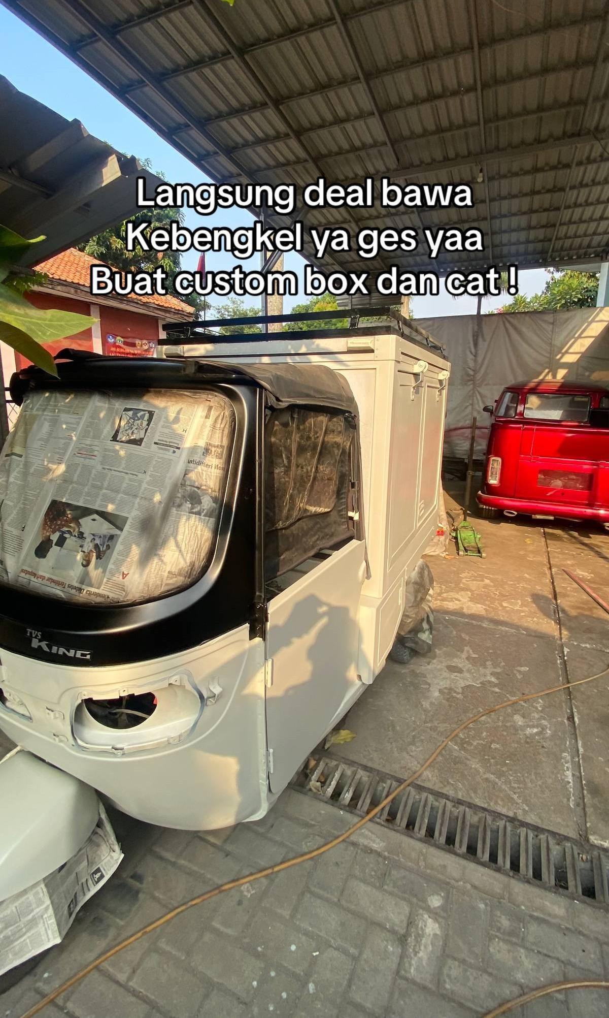 Unik Banget, Lika Liku Pria Putuskan Buka Usaha Kopi Pakai Bajaj Ini Curi Perhatian