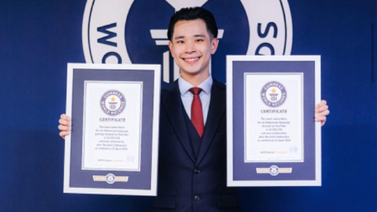 Jess No Limit Raih 2 Rekor Dunia dari Guinness World Records