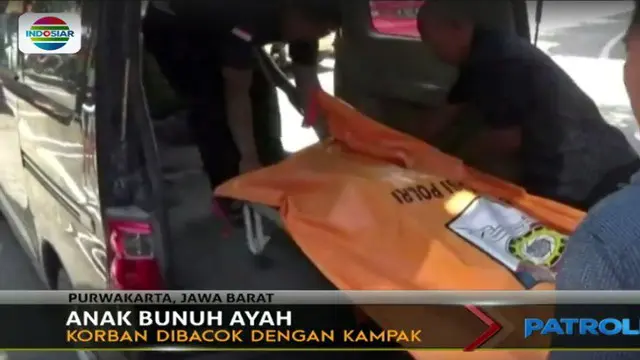 Sadis, Pemuda di Puwakarta Habisi Ayahnya yang Terbaring Sakit