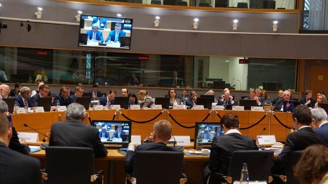 Pertemuan antara Menteri Luar Negeri ASEAN - Uni Eropa di Brussels pada 21 Januari 2019 (kredit: Kemlu RI)