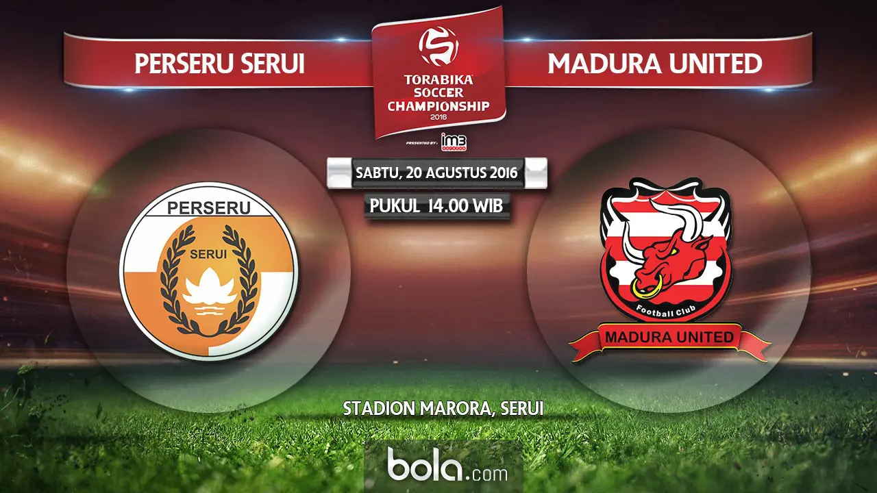 Perseru Serui Vs Madura United (Bola.com/Adreanus Titus) 