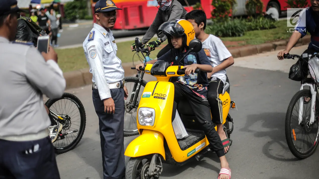 Sosialisasi Sepeda Motor Listrik Migo oleh Dishub DKI Jakarta