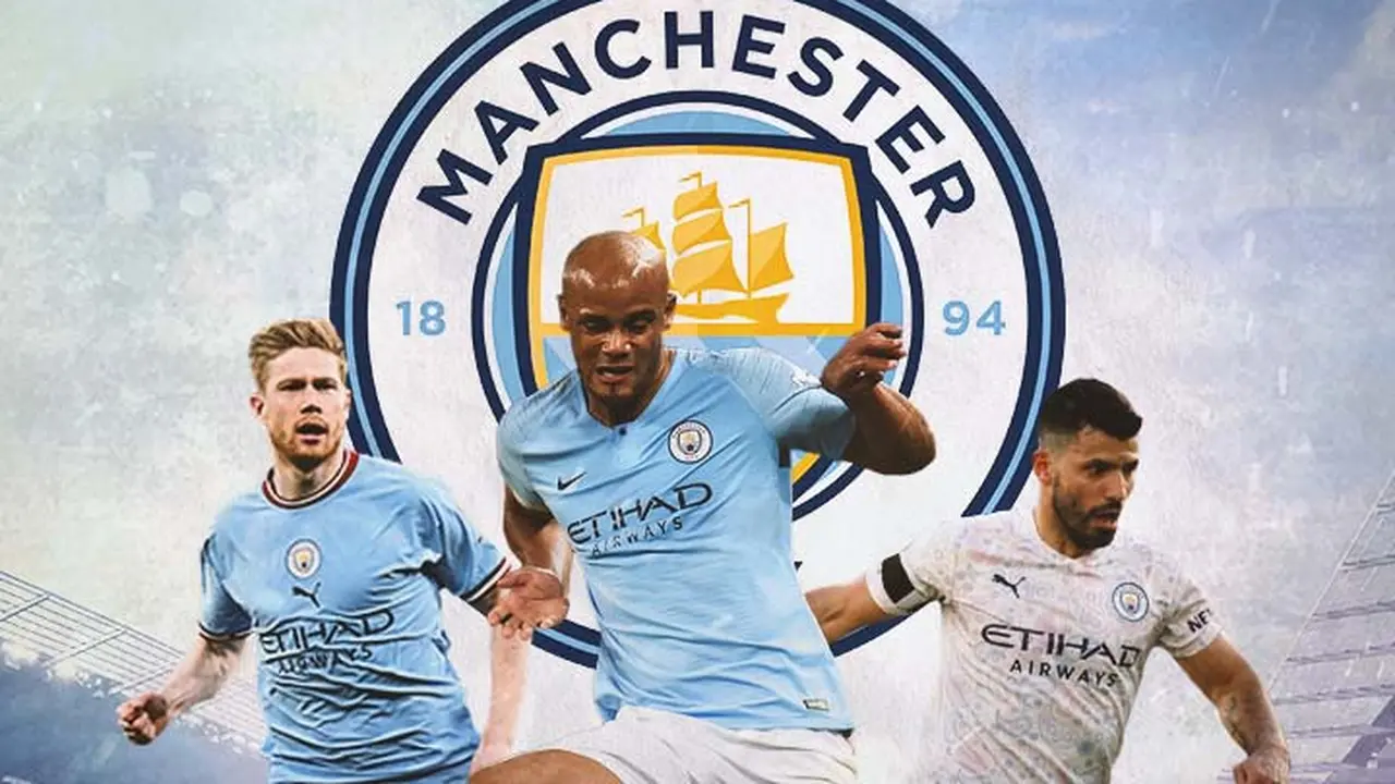 Manchester City - Kevin De Bruyne, Vincent Kompany, Sergio Aguero