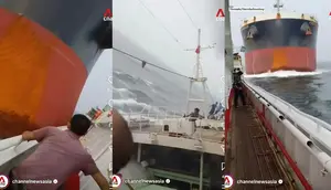 Kapal Kargo Raksasa Hantam Kapal Nelayan China di Selat Singapura