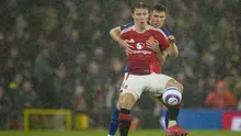 Penyerang Manchester United, Rasmus Hojlund, kembali mandul saat timnya menang 3-2 atas Ipswich Town pada laga pekan ke-27 Premier League di Old Trafford, Kamis (27/02/2025) dini hari WIB.&nbsp;(AP Photo/Dave Thompson)