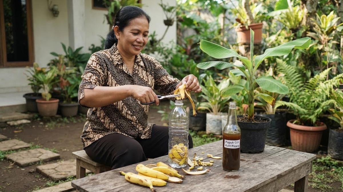 Pupuk Organik dari Kulit Pisang