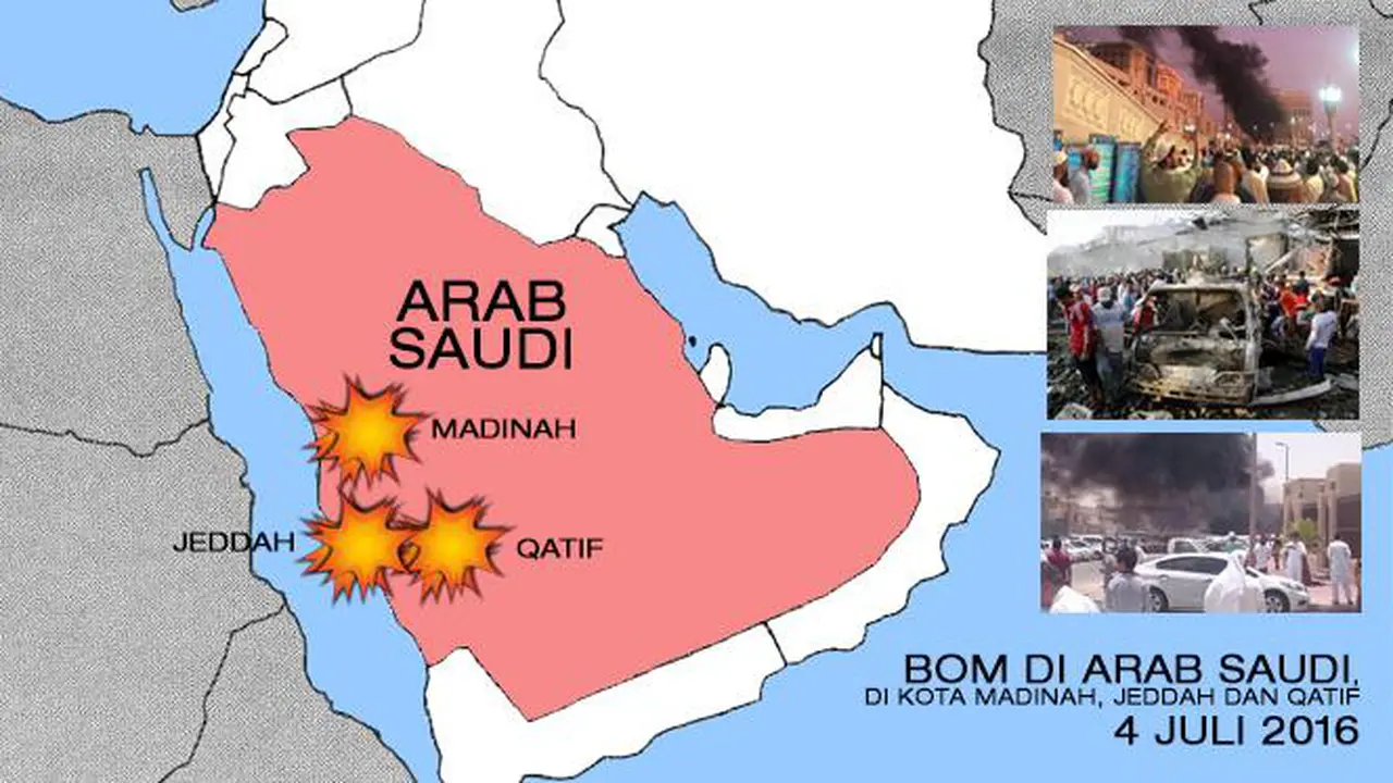 Top 3: Bom di Madinah Meledak Saat Azan Magrib Berkumandang