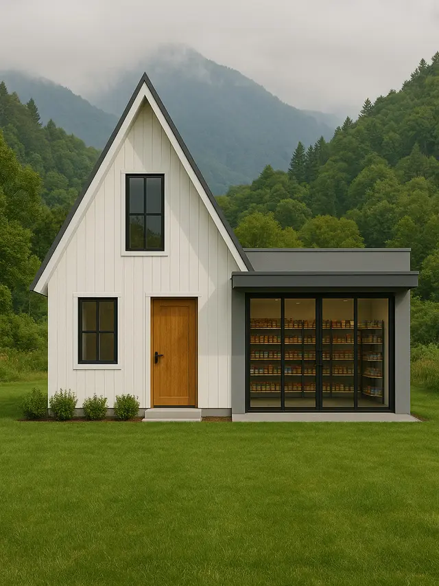 Model Rumah Sederhana di Desa Lengkap dengan Ruko untuk Jualan