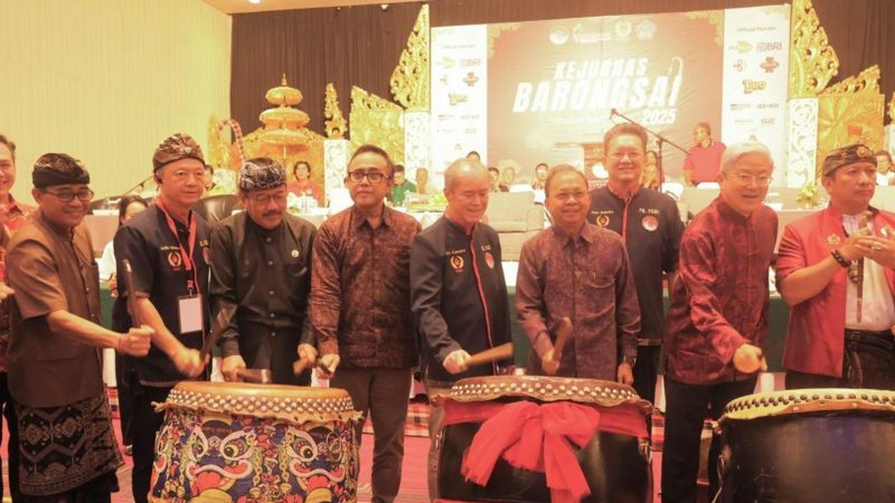 Wali Kota Denpasar Apresiasi Kejurnas Barongsai 2025, Harapkan Lahirkan Atlet Berprestasi