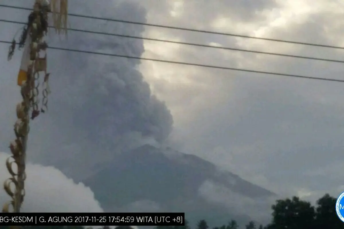 Gunung Agung erupsi