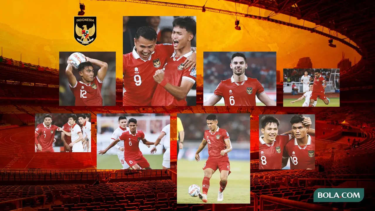 Kolase - Pertandingan Timnas era STY di Gelora Bung Karno