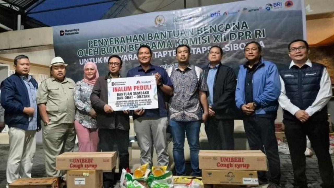 Inalum Salurkan Ratusan Paket Bantuan ke Sumatera dan Aceh untuk Korban Bencana