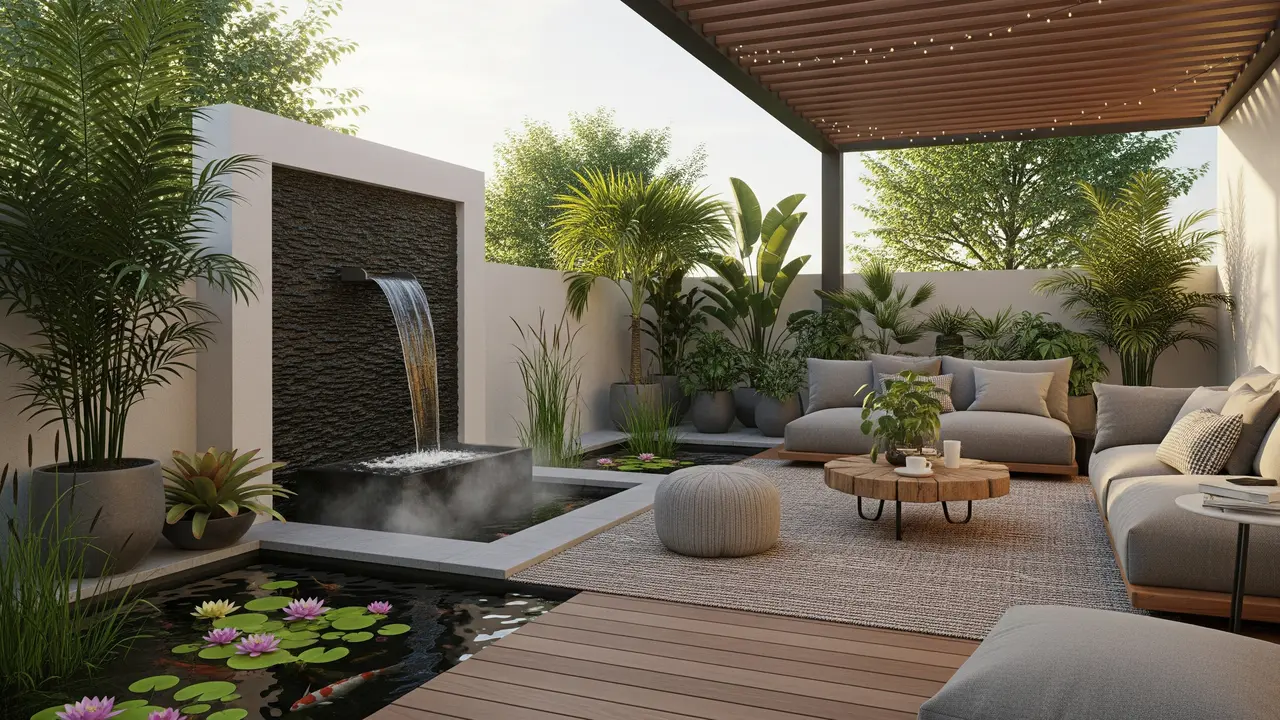 Model Teras Rumah Minimalis yang Nyaman untuk Aktivitas Keluarga (Image by Gemini AI)