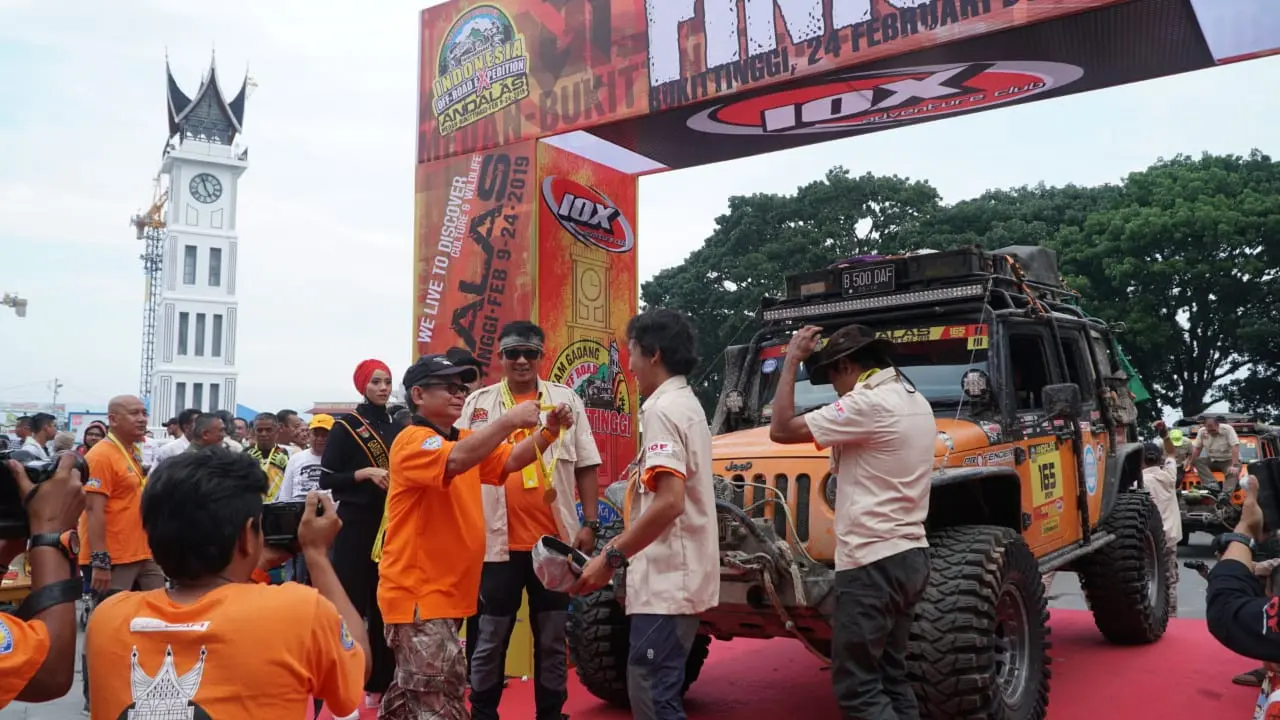 69 kendaraan menyelesaikan Indonesia Offroad Expedition (IOX) 2019 Andalas