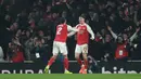 Kemenangan ini membuat Arsenal berhasil melaju ke babak final Carabao Cup 2025/2026. Mereka akan berhadapan dengan pemenang antara Newcastle vs Manchester City. (AP Photo/Ian Walton)