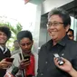 Jampidsus Arminsyah saat memberi keterangan terkait agenda pemanggilan mantan Ketua DPR Setya Novanto di Kejaksaan Agung, Jakarta, Rabu (13/1). Arminsyah mengatakan, Setya Novanto saksi kunci dalam skandal papa minta saham ini. (Liputan6.com/Helmi Afandi)