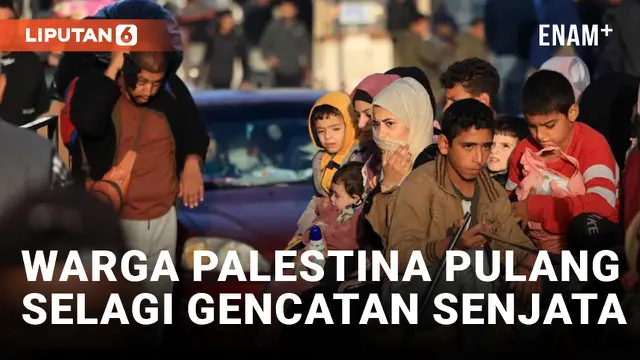Gencatan Senjata Israel-Hamas Dimanfaatkan Pengungsi Palestina untuk Pulang ke Rumah