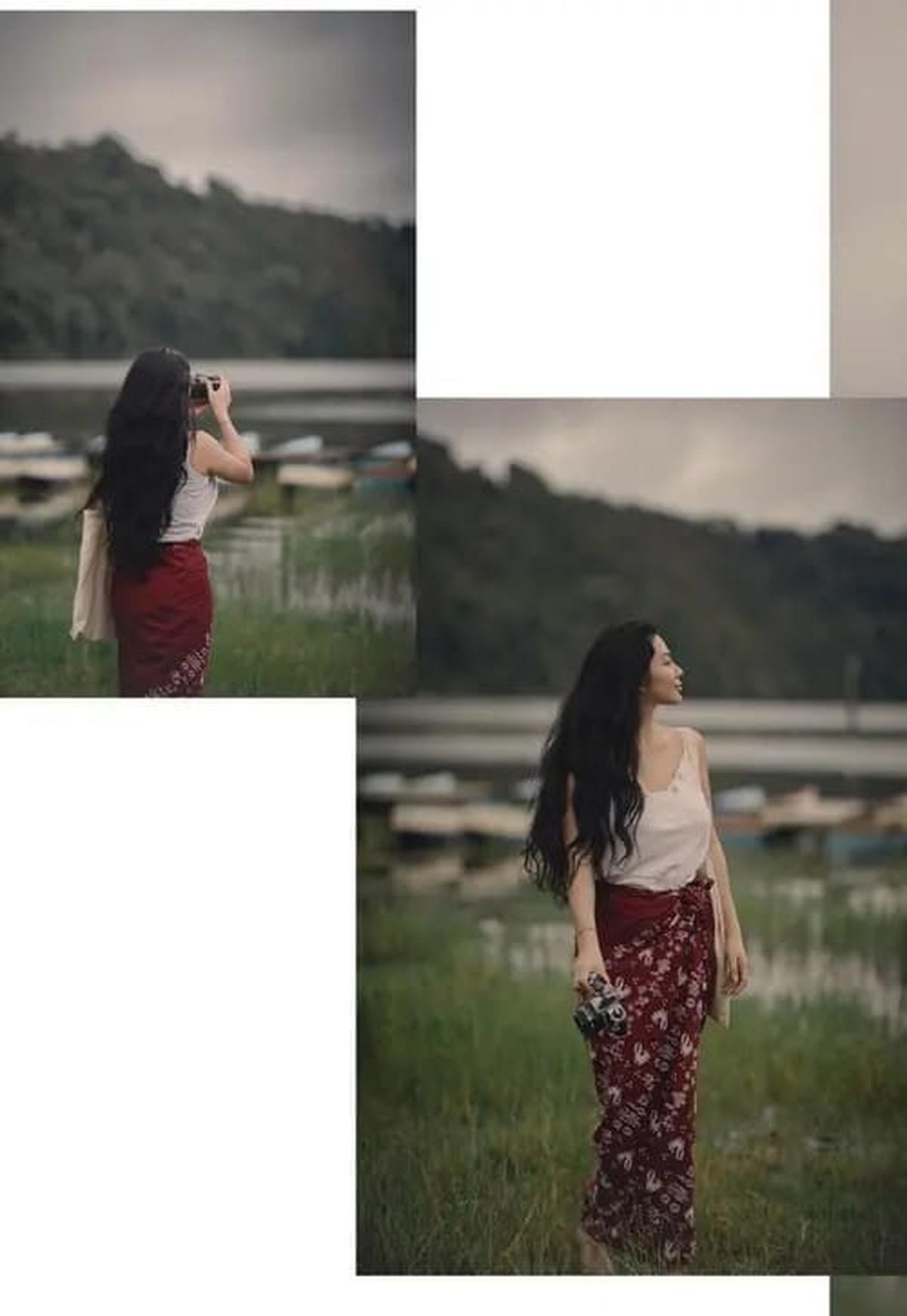 Potret Ariel Tatum dengan Busana Etnik Modern, Tampil Memukau