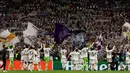Di final, Real Madrid akan menantang Borussia Dortmund. (OSCAR DEL POZO/AFP)