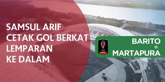 VIDEO: Samsul Arif Cetak Gol Berkat Lemparan ke Dalam