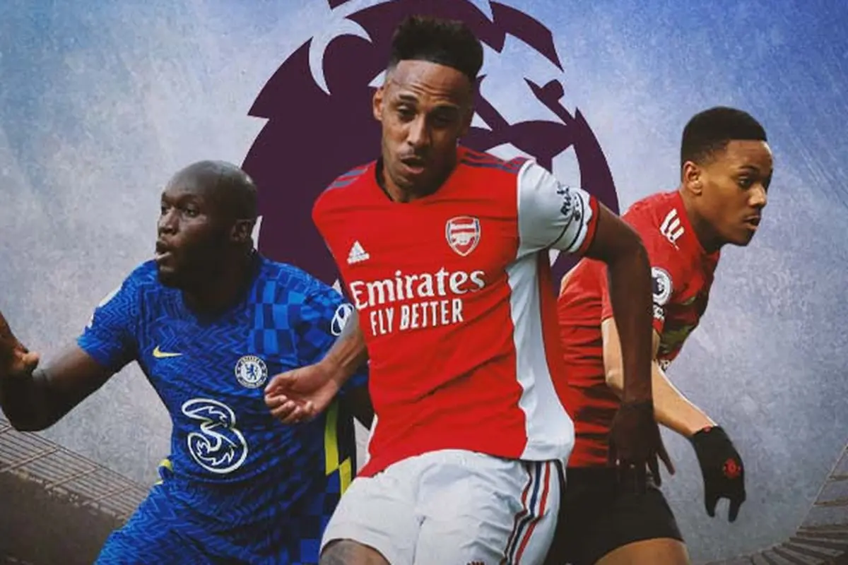 Premier League - Romelu Lukaku, Pierre-Emerick Aubameyang, Anthony Martial