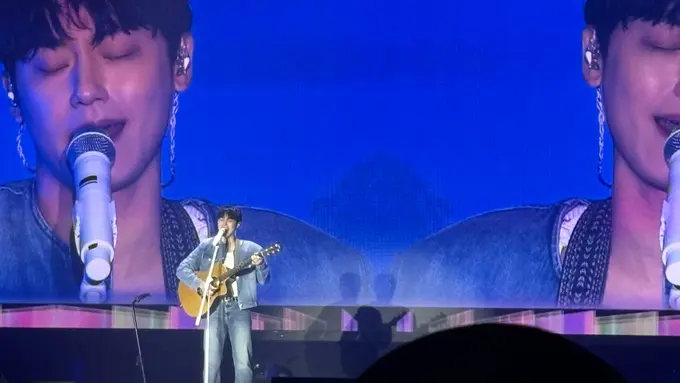 Lee Do Hyun saat Sapa Penggemar di Indonesia. [Anisha/Fimela]