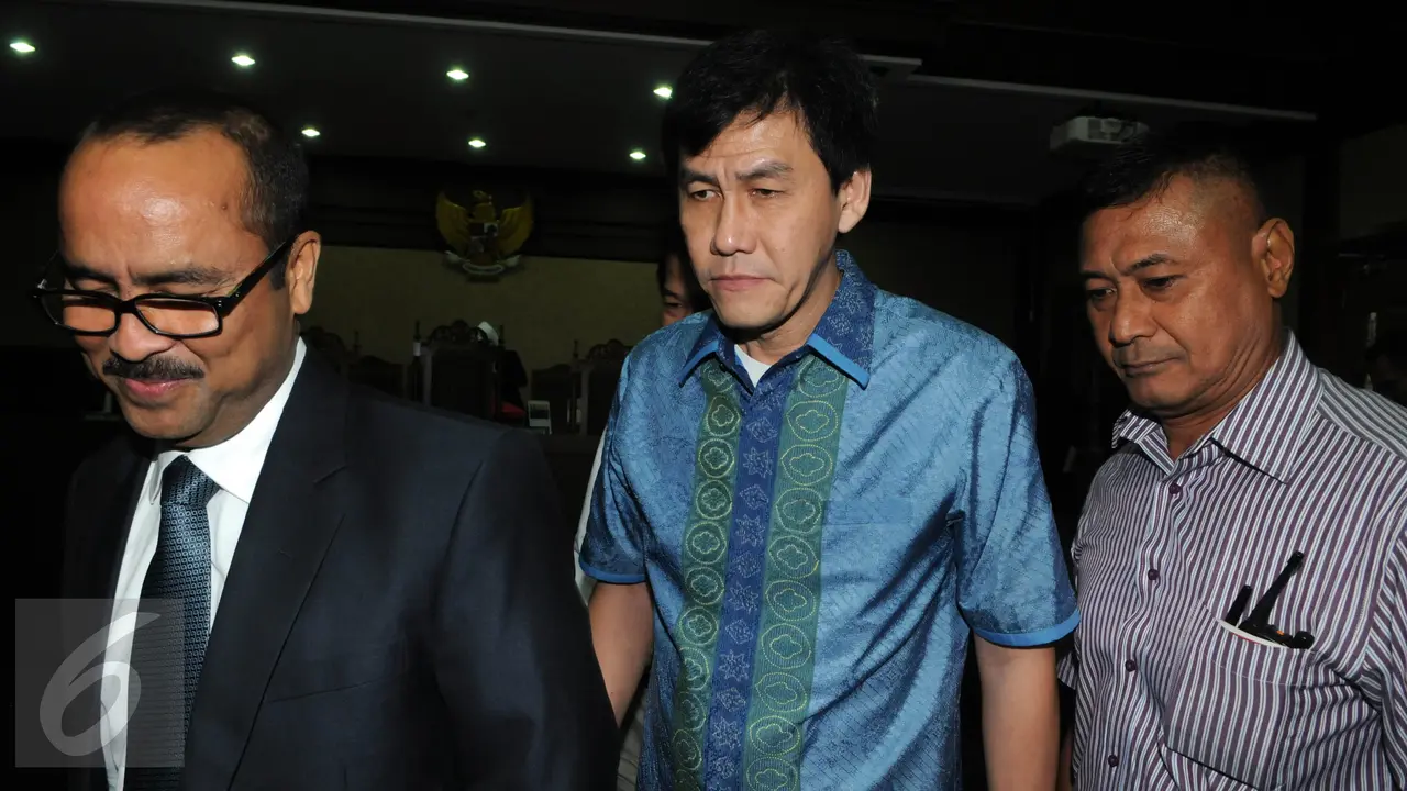201606622-Bos Agung Podomoro Jalani Sidang Perdana di Pengadilan Tipikor-Jakarta