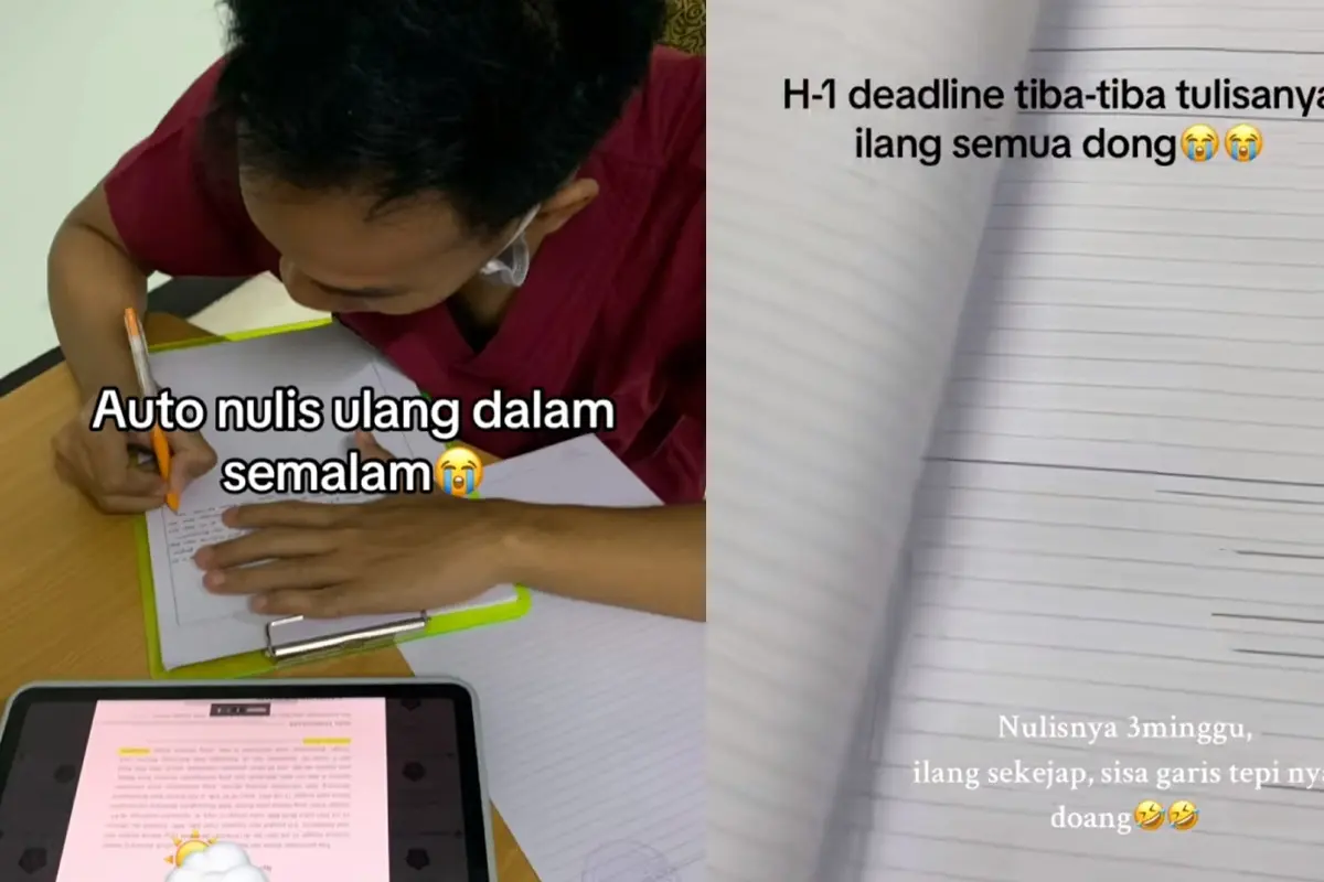 Momen Apes Pakai Pulpen Magic