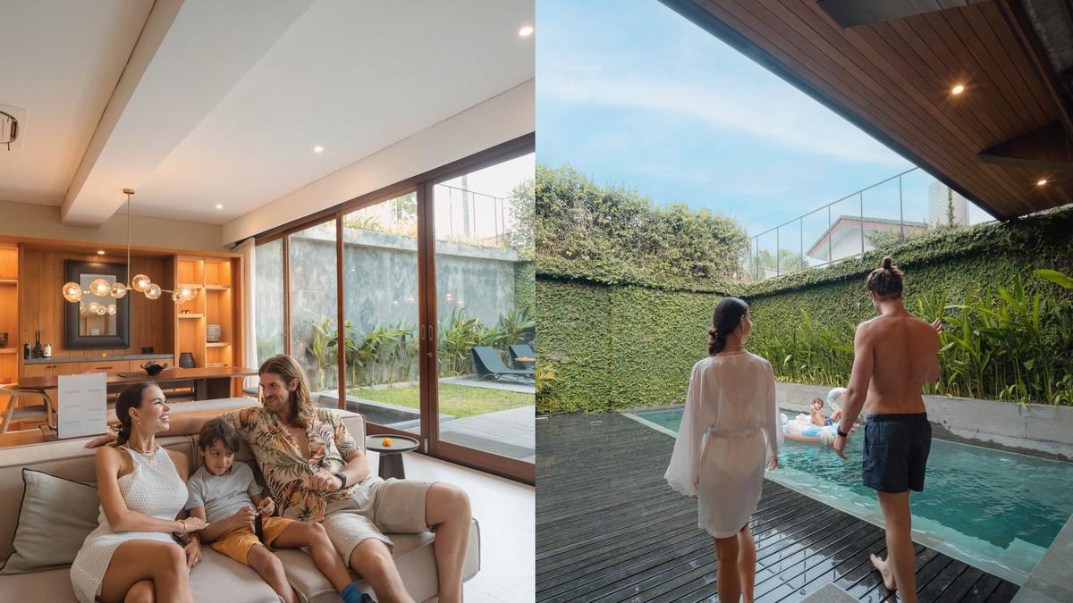 6 Potret Teras Vila Nana Mirdad di Bali, Mewah dan Estetik dengan Konsep Open Space