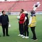 Ketua Umum PSSI Erick Thohir mengunjungi Stadion Kapten I Wayan Dipta, Gianyar, Bali,&nbsp; pada Minggu (12/3/2023).&nbsp;Stadion tersebut bakal menjadi satu dari enam venue yang digunakan sebagai lokasi pertandingan Piala Dunia U-20 2023. (Istimewa)