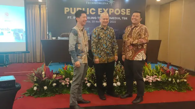 Acara Public Expose PT IndoSterling Technomedia Tbk (TECH) yang digelar di Jakarta, Rabu (30/11/2022).