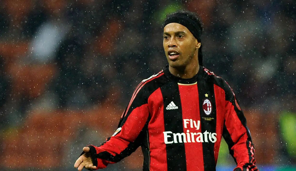 AC Milan menjadi klub terakhirnya di Eropa, Gaucho bermain di Italia selama tiga musim. (AFP/Olivier Morin)