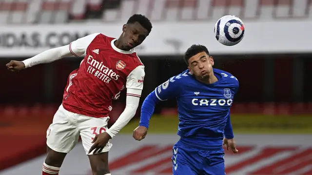 FOTO: Akibat Gol Bunuh Diri Bernd Leno, Rekor 25 Tahun Arsenal Patah - Eddie Nketiah; Ben Godfrey