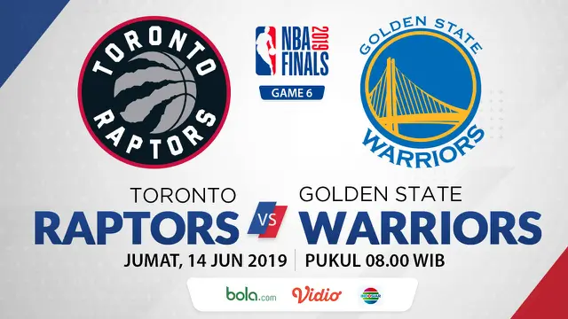 Toronto Raptors Vs Golden State Warriors
