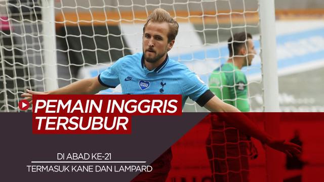Berita Video Pemain Inggris Tersubur Abad 21, Harry Kane dan Frank Lampard Masuk Daftar