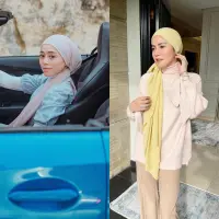 Lesti Kejora tak jarang tampil dengan gaya hijab turban yang mencuri perhatian. [@lestykejora].