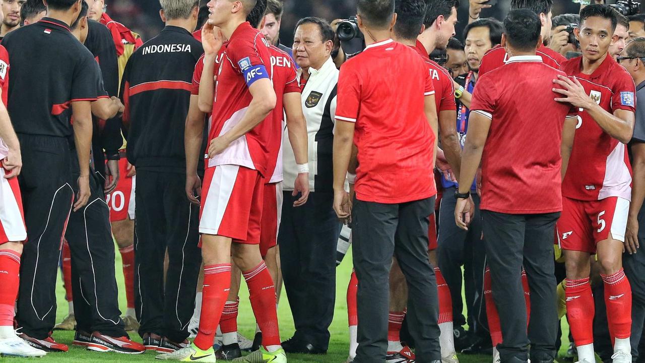 Prabowo beri selamat ke pemain Timnas Indonesia