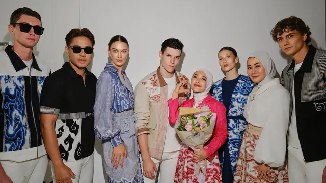 Penampilan brand Indonesia di New York Fashion Week The Show Spring/Summer 2025. (Dok: Indonesia Now)