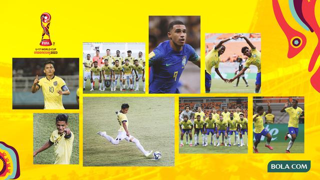 Kolase - Ekuador U-17 dan Brasil U-17