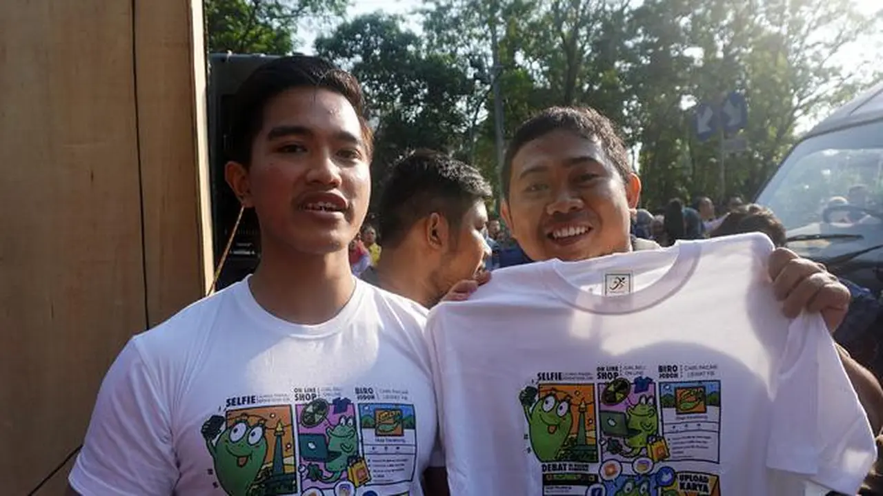 Kaos Kecebong Kaesang Jokowi