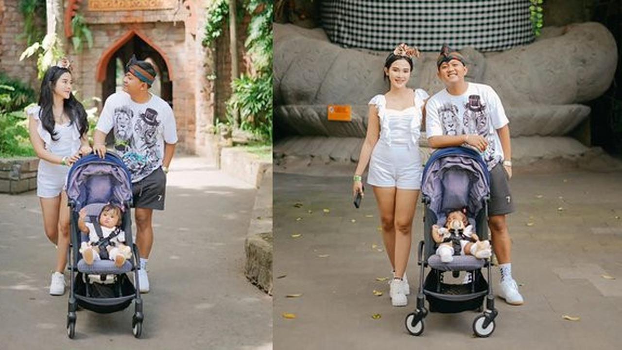 Potret Keluarga Kecil Denny Caknan bermain di Taman Rekreasi, Outfit Bella Bonita Jadi Sorotan