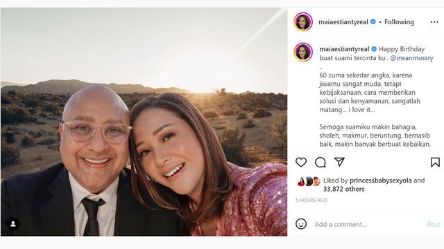 Maia Estianty dan Irwan Mussry