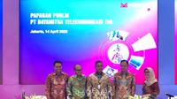 Paparan publik PT Dayamitra Telekomunikasi Tbk (MTEL) atau Mitratel, Jumat (14/4/2023). (Foto: Liputan6.com/Pipit I.R)
