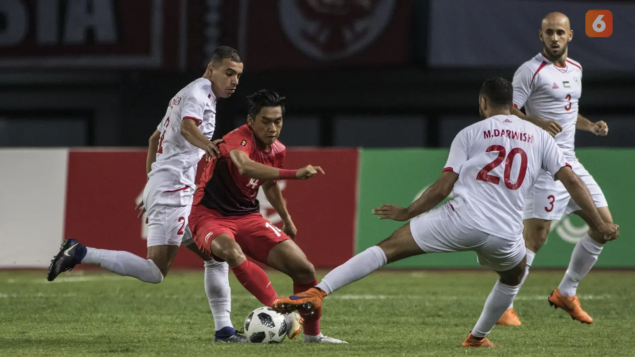 Sepak Bola : Indonesia Vs Palestina
