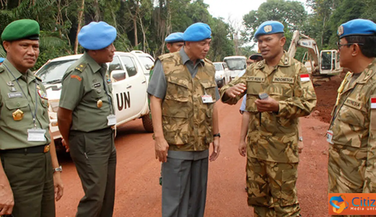 Citizen6, Kongo: Kunjungan Wamenhan RI bersama rombongan dalam rangka melihat secara langsung kiprah para Prajurit Garuda XX-I/Monusco melaksanakan tugas di lapangan. (Pengirim: Badarudin Bakri)