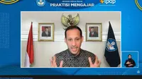 Mendikbudristek Nadiem Makarim dalam peluncuran Merdeka Belajar Episode Kedua Puluh, Jumat (3/6).