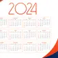 Ilustrasi kalender 2024. (Image by starline on Freepik)