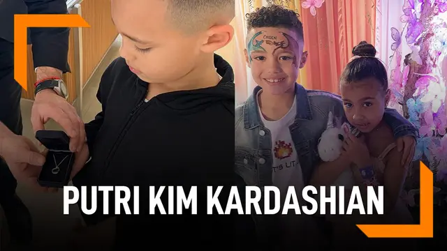 VIDEO: Potret Anak 7 Tahun Hadiahi Putri Kim Kardashian