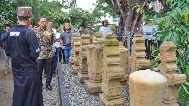 Menteri Kebudayaan Fadli Zon dalam kunjungan kerja dan silaturahmi ekosistem kebudayaan di Aceh.
